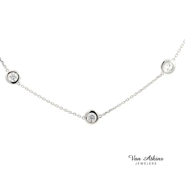 3 Carat Diamond Necklace Image 4 Van Atkins Jewelers New Albany, MS