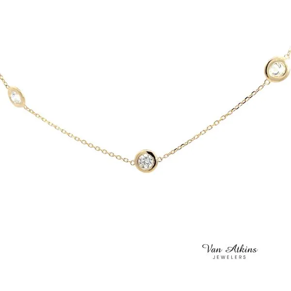 2.55 Carat Diamond Necklace Image 4 Van Atkins Jewelers New Albany, MS