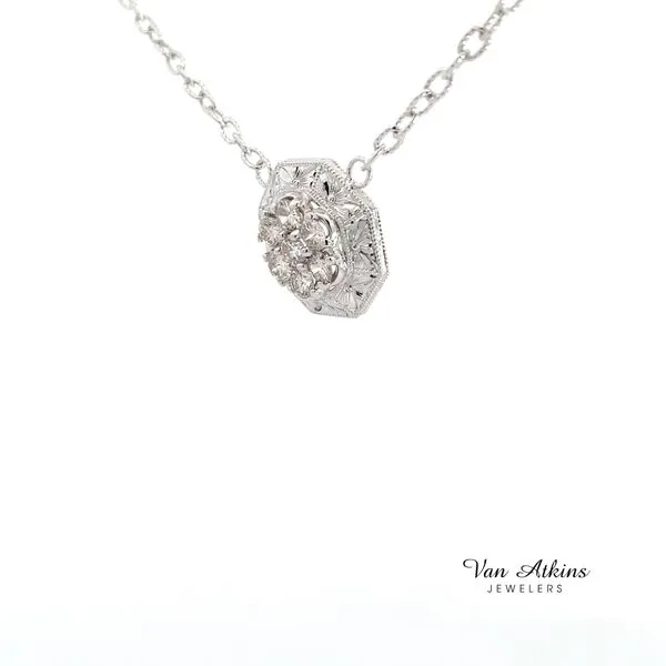 1 Carat Diamond Necklace Image 2 Van Atkins Jewelers New Albany, MS