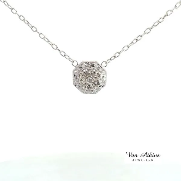 1 Carat Diamond Necklace Image 4 Van Atkins Jewelers New Albany, MS