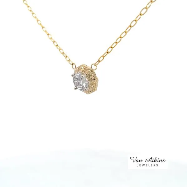 1.1 Carat Diamond Necklace Image 3 Van Atkins Jewelers New Albany, MS