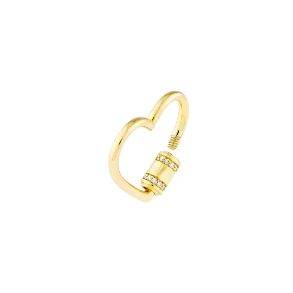 0.1 Carat Diamond Heart Pendant Image 3 Van Atkins Jewelers New Albany, MS