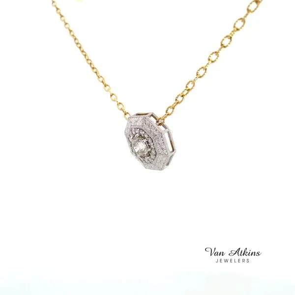1.34 Carat Diamond Necklace Image 3 Van Atkins Jewelers New Albany, MS