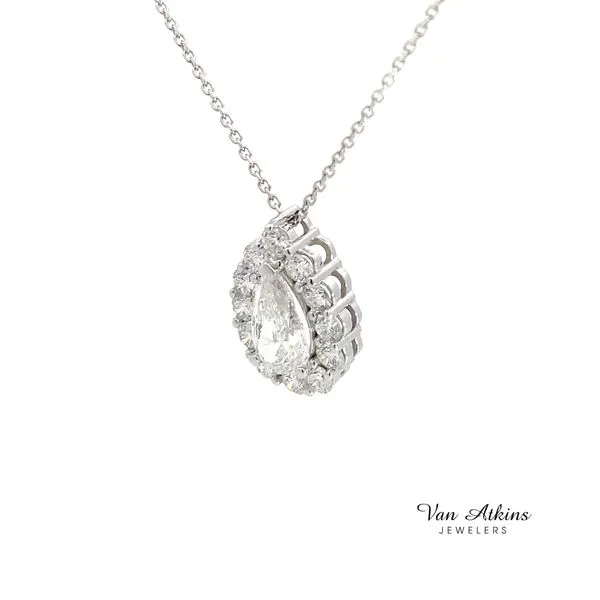 2.30 Carat Diamond Necklace Image 4 Van Atkins Jewelers New Albany, MS