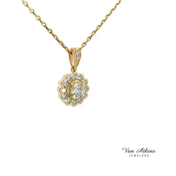 0.46 Carat Diamond Necklace Image 3 Van Atkins Jewelers New Albany, MS