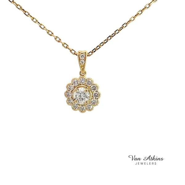 0.46 Carat Diamond Necklace Van Atkins Jewelers New Albany, MS