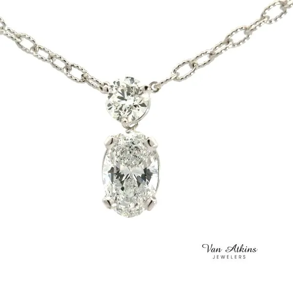 2.72 Carat Diamond Necklace Van Atkins Jewelers New Albany, MS