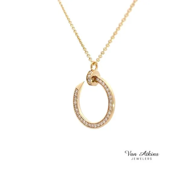 0.18 Carat Diamond Necklace Image 2 Van Atkins Jewelers New Albany, MS