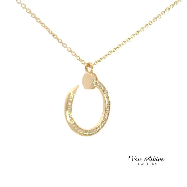 0.18 Carat Diamond Necklace Image 3 Van Atkins Jewelers New Albany, MS