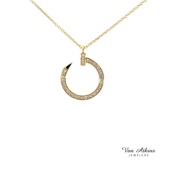 0.18 Carat Diamond Necklace Image 4 Van Atkins Jewelers New Albany, MS