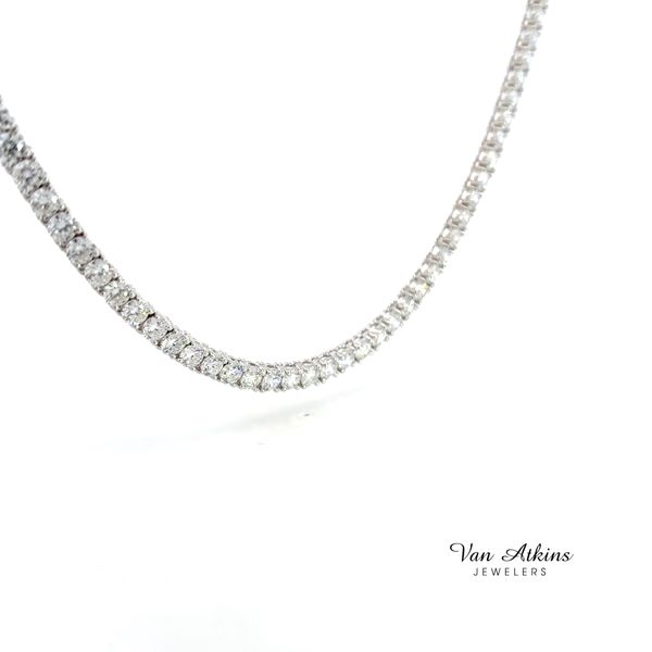 26.35 Carat Diamond Tennis Necklace Image 2 Van Atkins Jewelers New Albany, MS