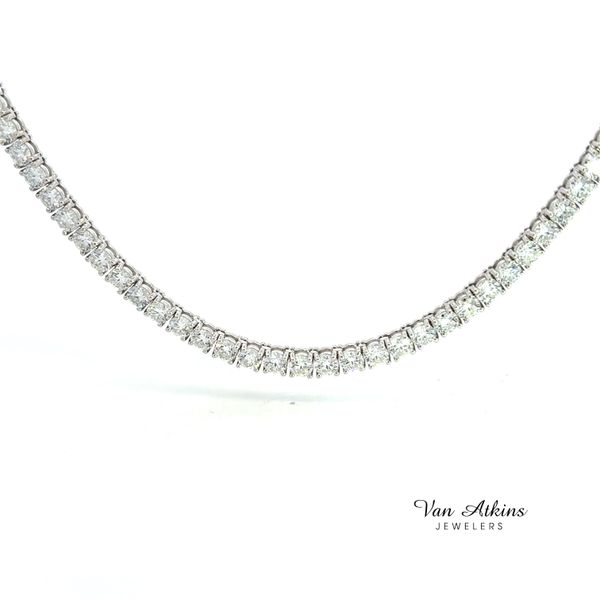 26.35 Carat Diamond Tennis Necklace Van Atkins Jewelers New Albany, MS