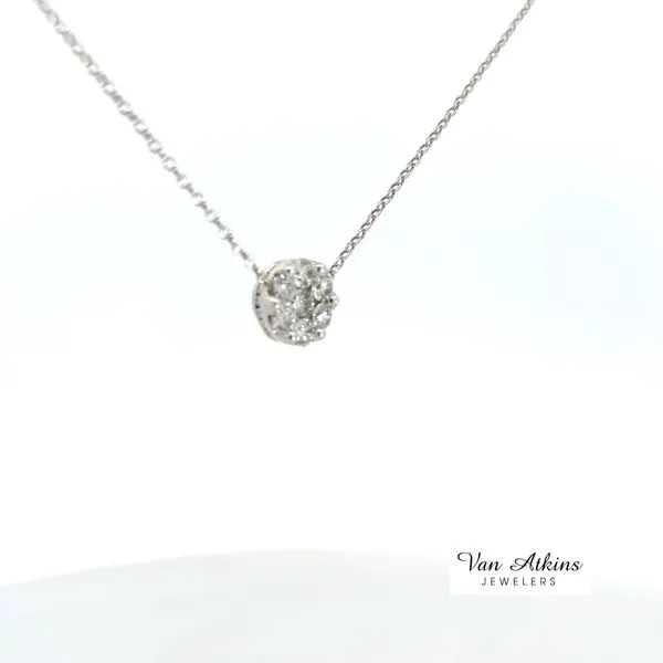 1 Carat Diamond Necklace Image 2 Van Atkins Jewelers New Albany, MS