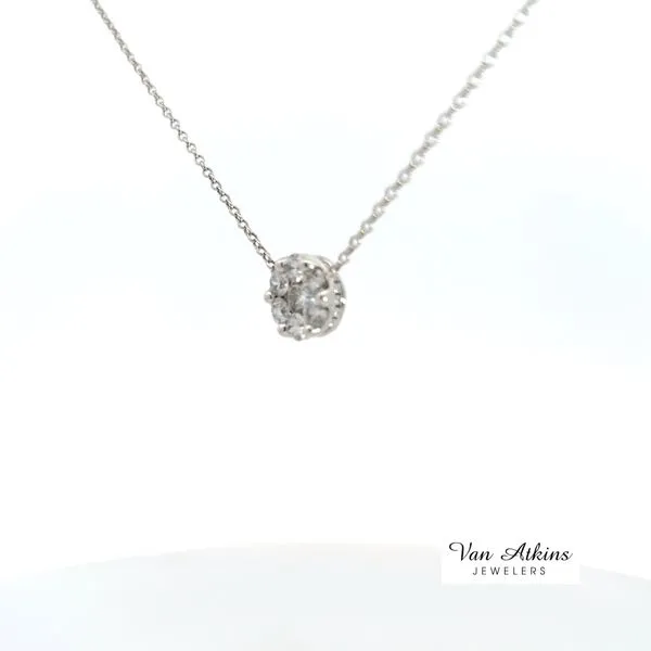1 Carat Diamond Necklace Image 3 Van Atkins Jewelers New Albany, MS