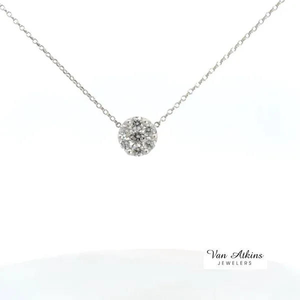 1 Carat Diamond Necklace Image 4 Van Atkins Jewelers New Albany, MS