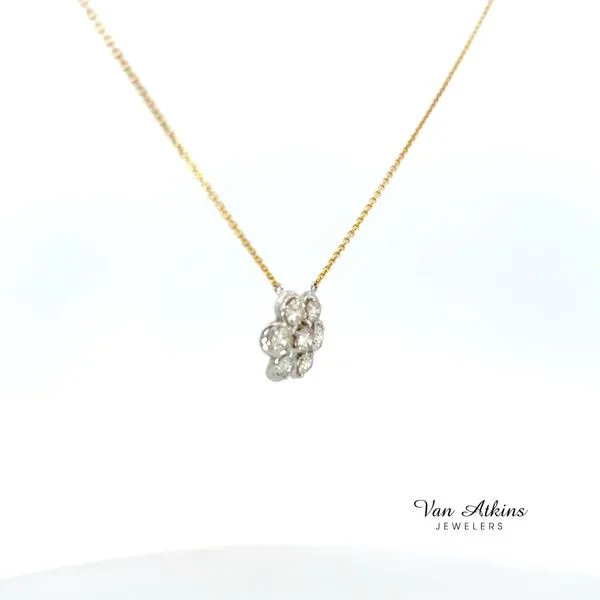 1 Carat Diamond Necklace Image 3 Van Atkins Jewelers New Albany, MS