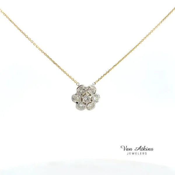 1 Carat Diamond Necklace Image 4 Van Atkins Jewelers New Albany, MS