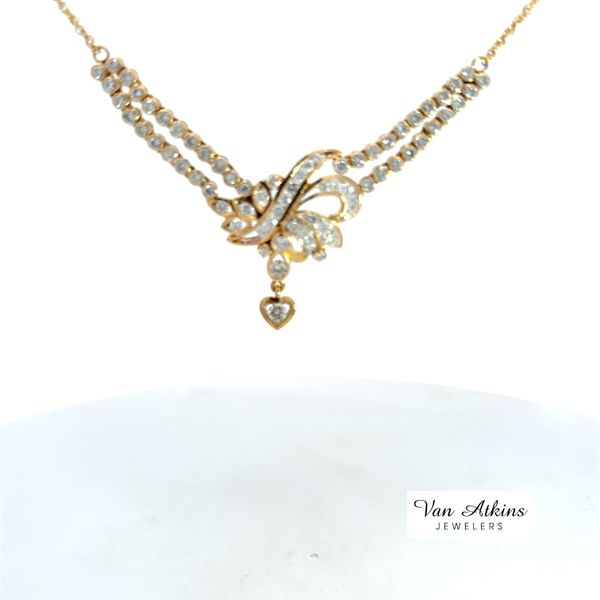 2 Carat Diamond Necklace Image 4 Van Atkins Jewelers New Albany, MS