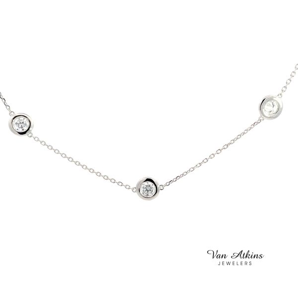 3 Carat Diamond Necklace Image 4 Van Atkins Jewelers New Albany, MS