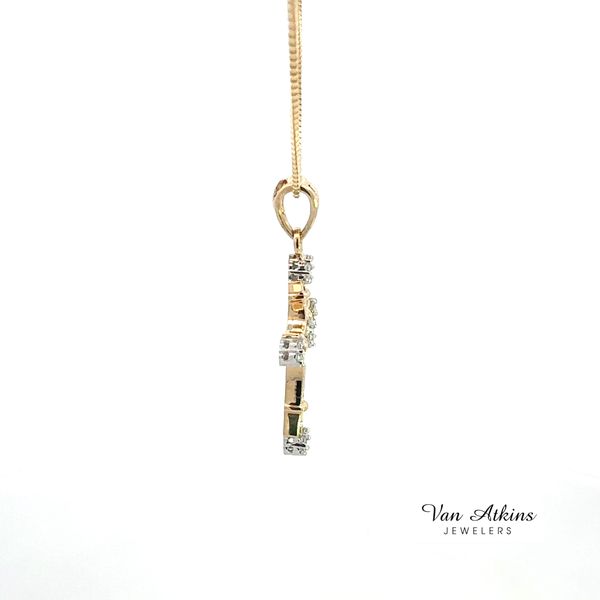 0.35 Carat Diamond Cross Necklace Image 3 Van Atkins Jewelers New Albany, MS