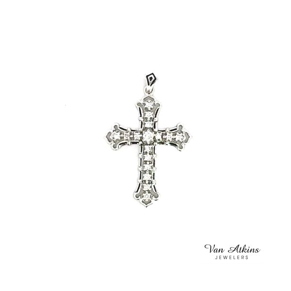1 Carat Diamond Cross Pendant Van Atkins Jewelers New Albany, MS