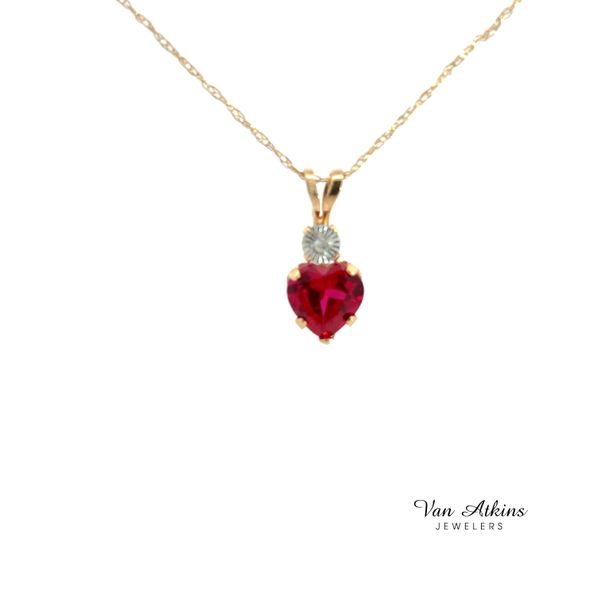 0.01 Carat Diamond Necklace Image 4 Van Atkins Jewelers New Albany, MS