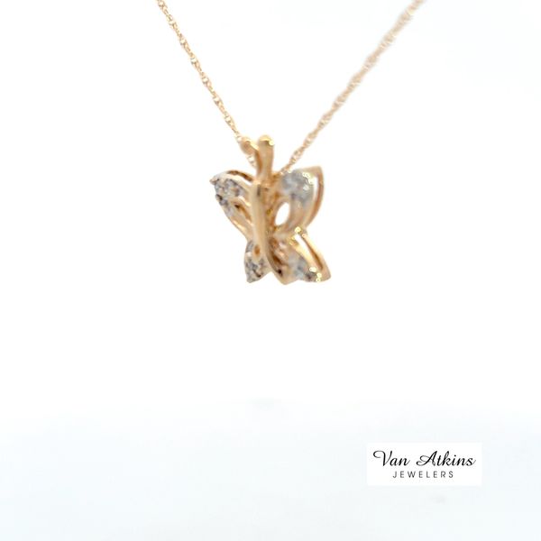 0.10 Carat Diamond Necklace Image 2 Van Atkins Jewelers New Albany, MS