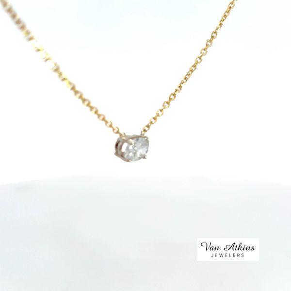 0.90 Carat Diamond Necklace Image 3 Van Atkins Jewelers New Albany, MS