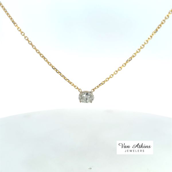 0.90 Carat Diamond Necklace Image 4 Van Atkins Jewelers New Albany, MS