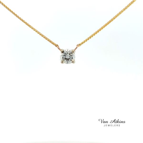 0.65 Carat Diamond Necklace Image 4 Van Atkins Jewelers New Albany, MS