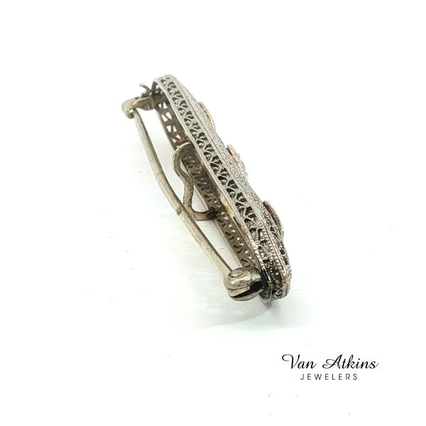 0.25 Carat Estate Diamond Pin/Brooch Image 2 Van Atkins Jewelers New Albany, MS