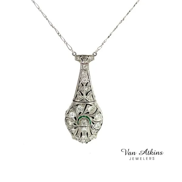 0.15 Carat Estate Diamond Pendant/Necklace Van Atkins Jewelers New Albany, MS