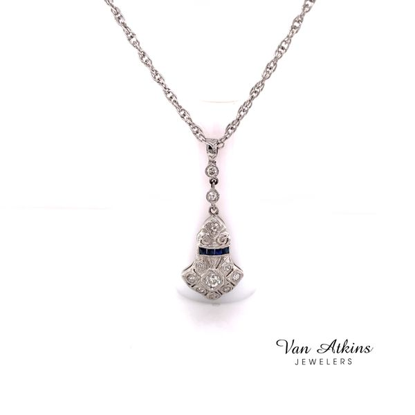 0.15 Carat Estate Diamond Pendant/Necklace Van Atkins Jewelers New Albany, MS