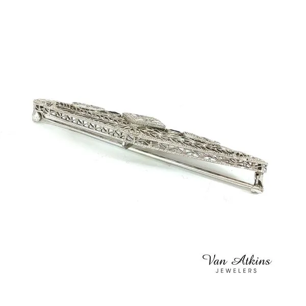 Estate Diamond Pin/Brooch Image 2 Van Atkins Jewelers New Albany, MS