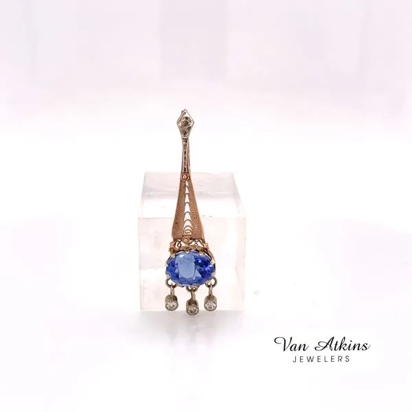 1.90 Carat Estate Diamond Pendant/Necklace Van Atkins Jewelers New Albany, MS