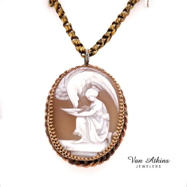 Estate Diamond Pendant/Necklace Image 2 Van Atkins Jewelers New Albany, MS