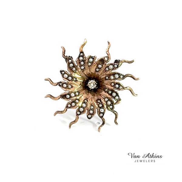 0.07 Carat Estate Diamond Pendant/Necklace Van Atkins Jewelers New Albany, MS