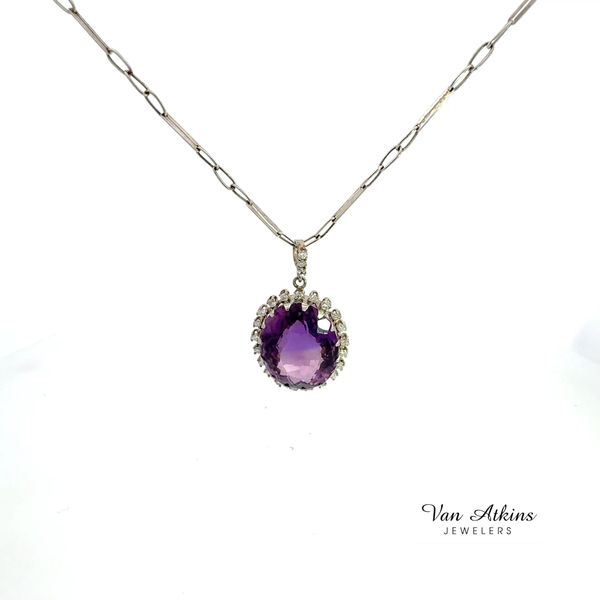 0.50 Carat Estate Diamond Necklace Van Atkins Jewelers New Albany, MS