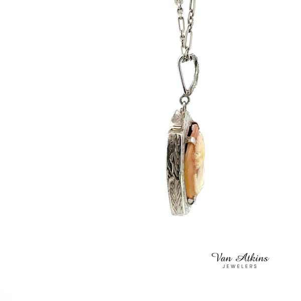 Estate Diamond Pendant/Necklace Image 2 Van Atkins Jewelers New Albany, MS