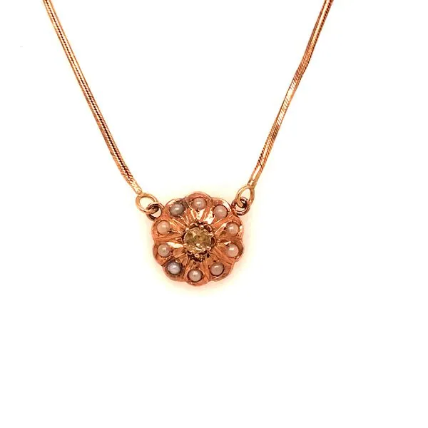 Estate Diamond Pendant/Necklace Van Atkins Jewelers New Albany, MS
