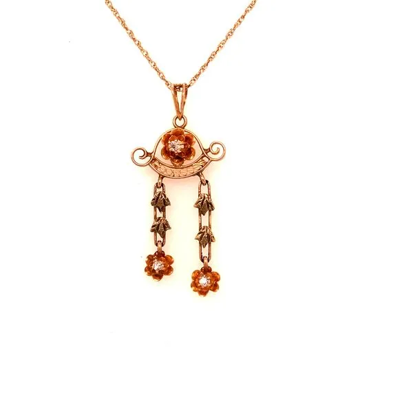 Estate Diamond Pendant/Necklace Van Atkins Jewelers New Albany, MS