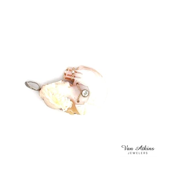 Estate Diamond Pendant/Necklace Image 2 Van Atkins Jewelers New Albany, MS