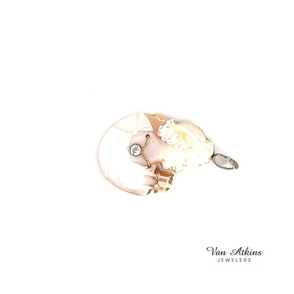 Estate Diamond Pendant/Necklace Image 3 Van Atkins Jewelers New Albany, MS