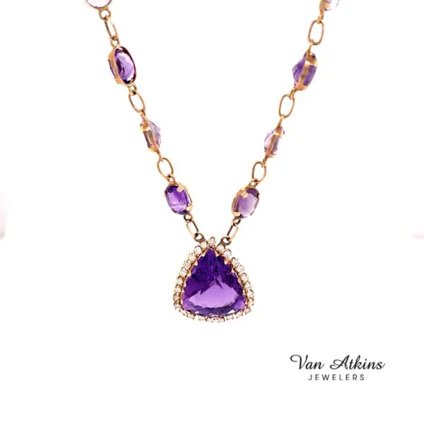 Estate Diamond Pendant/Necklace Van Atkins Jewelers New Albany, MS