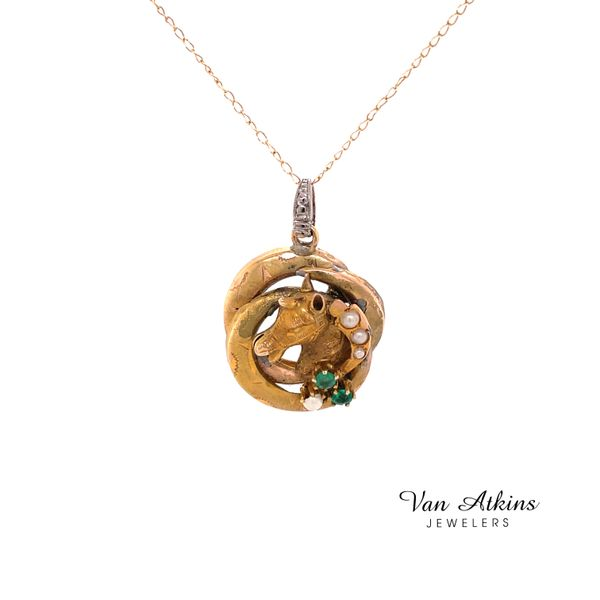 Estate Diamond Pendant/Necklace Van Atkins Jewelers New Albany, MS