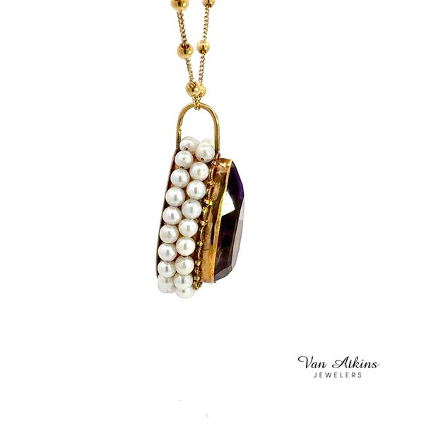 Estate Diamond Necklace Image 4 Van Atkins Jewelers New Albany, MS