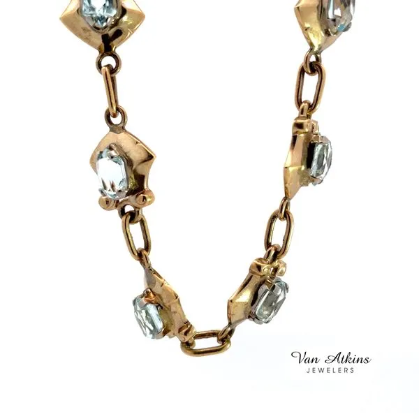 Estate Diamond Necklace Van Atkins Jewelers New Albany, MS