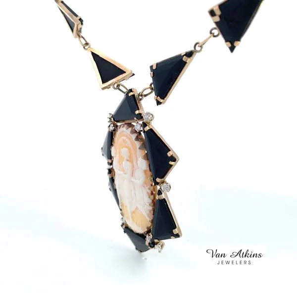 0.5 Carat Estate Diamond Necklace Image 2 Van Atkins Jewelers New Albany, MS