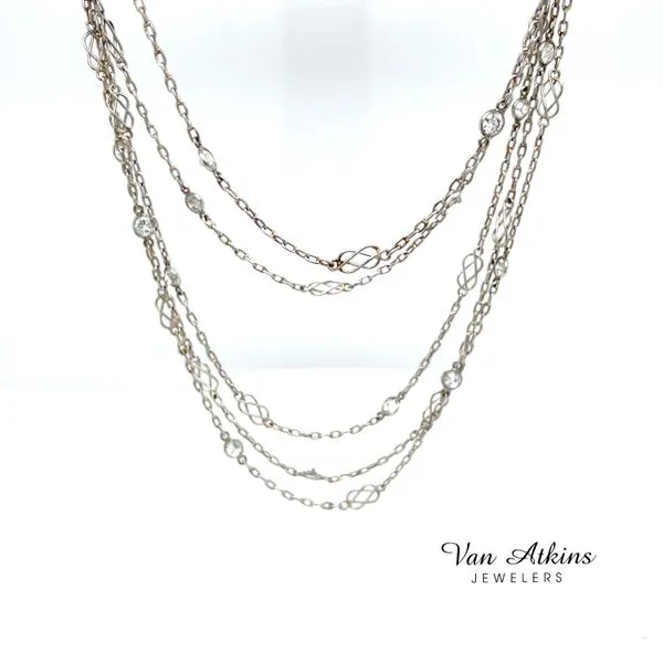 1.60 Carat Estate Diamond Pendant/Necklace Van Atkins Jewelers New Albany, MS