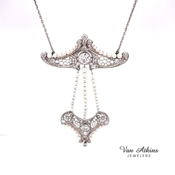 1.65 Carat Estate Diamond Pendant/Necklace Van Atkins Jewelers New Albany, MS